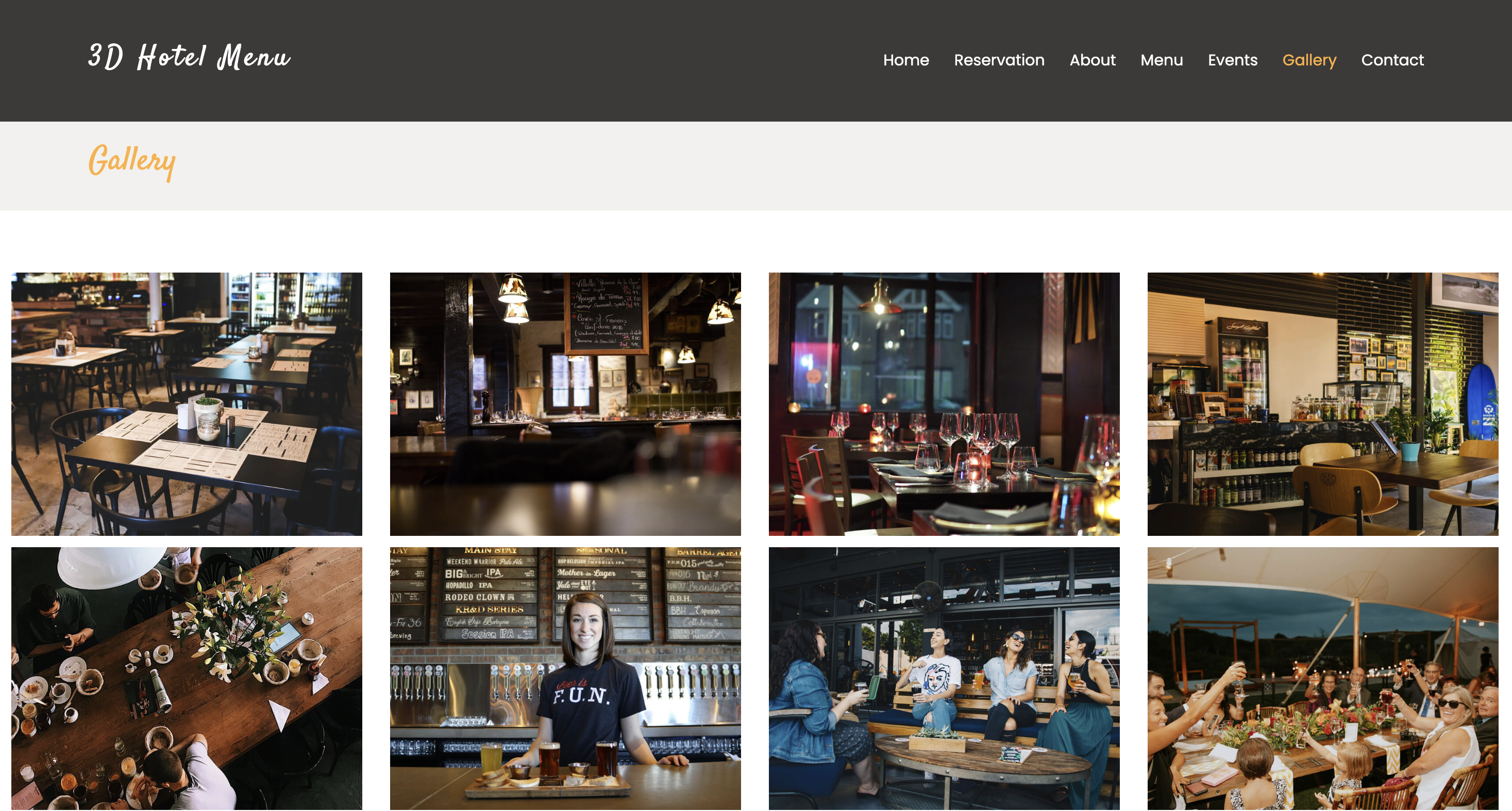 Restaurant Website – Responsive Food Ordering UI