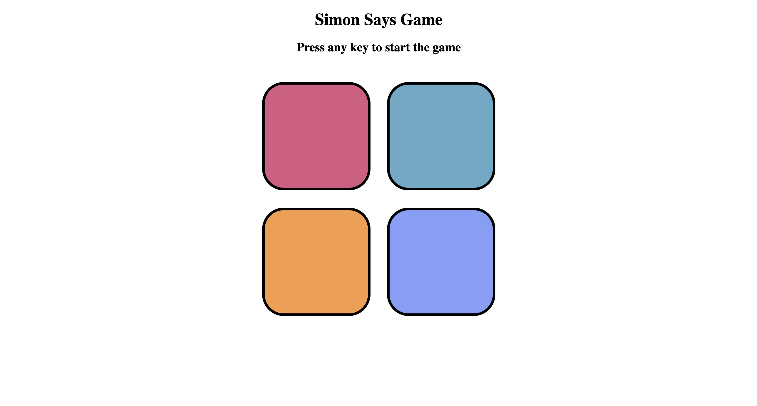 Simon Says Game