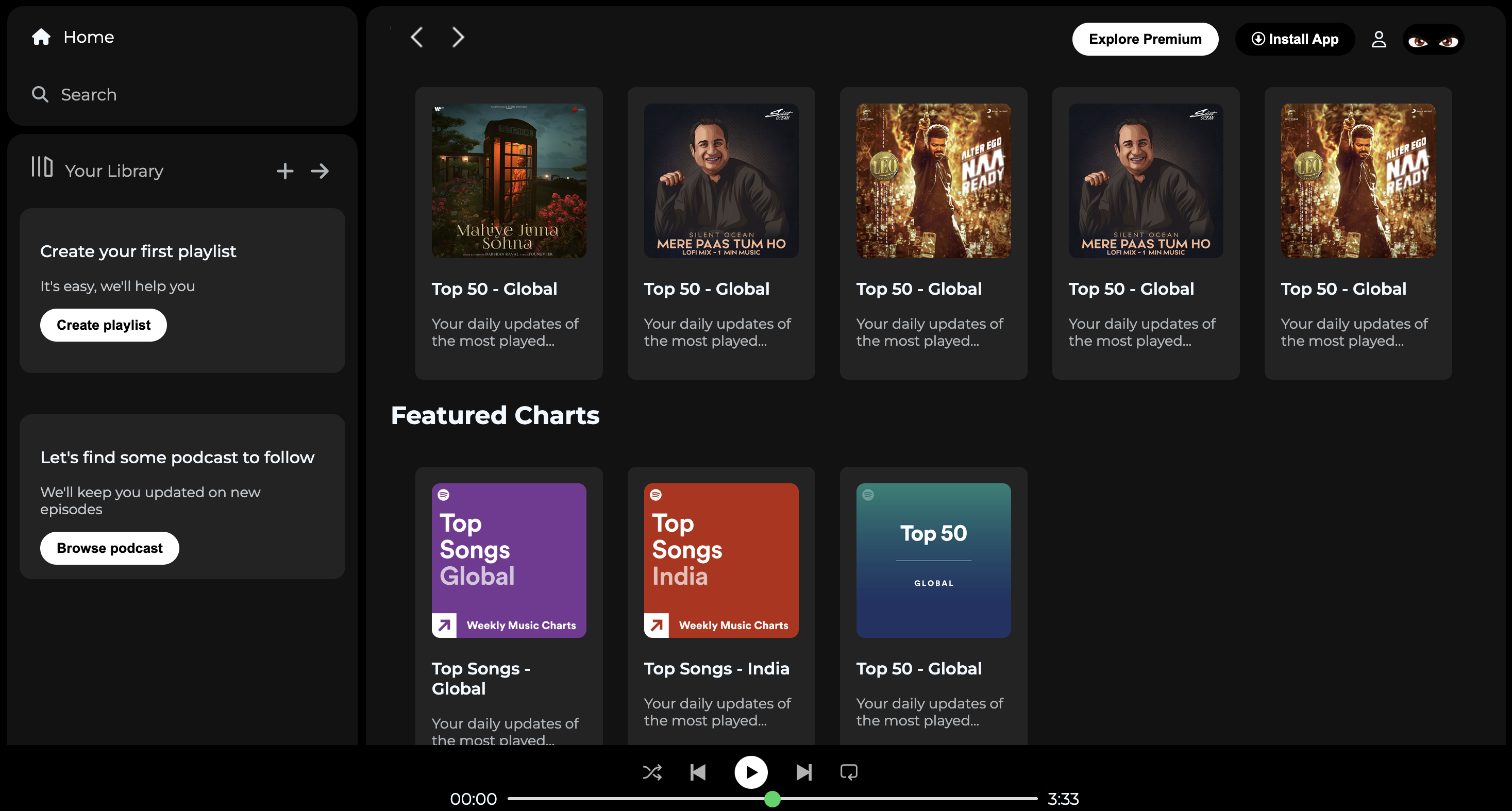 Spotify Clone