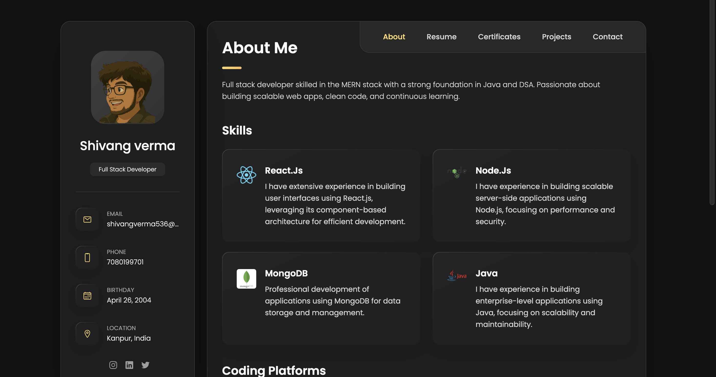 Personal Portfolio