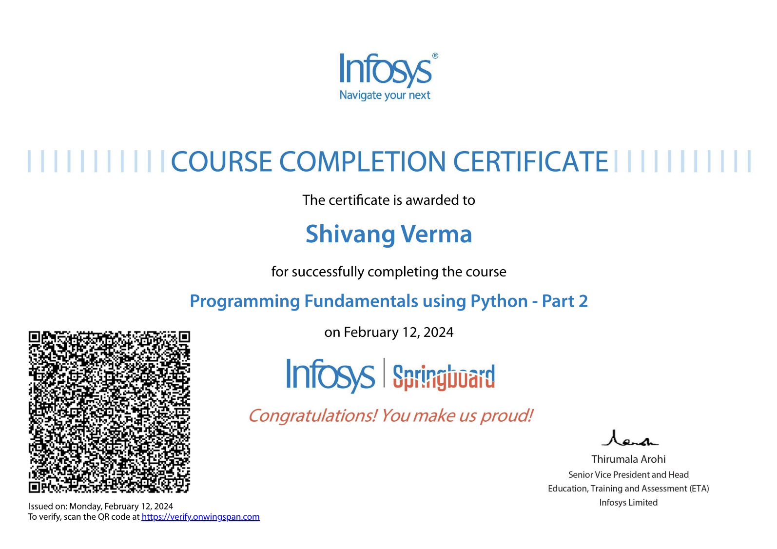 Programming Fundamentals using Python - Part 2
